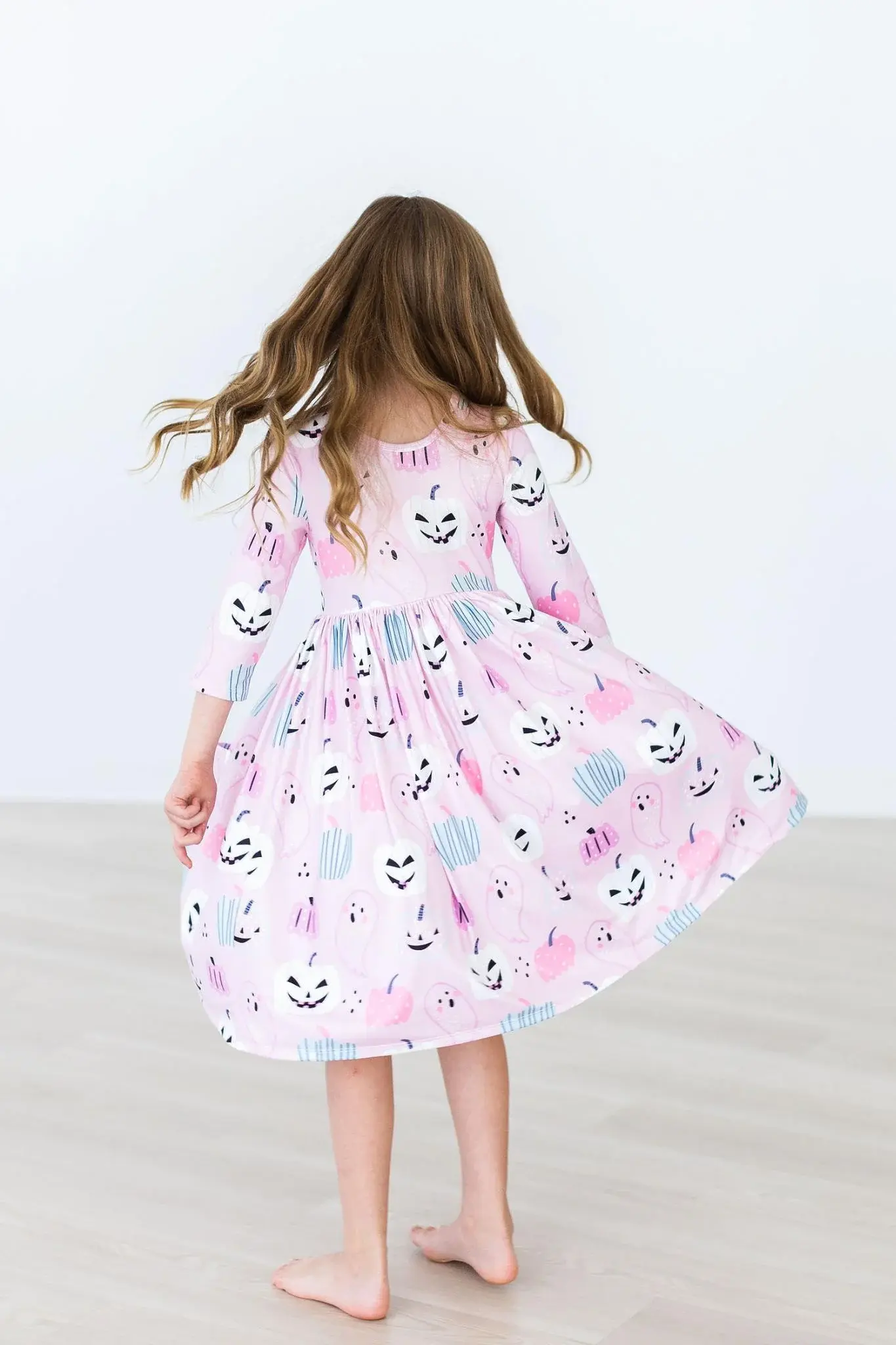 Mila & Rose Mila & Rose Happy Haunting 3/4 Sleeve Pocket Twirl Dress