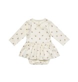 Quincy Mae Quincy Mae Pointelle Skirted Bodysuit