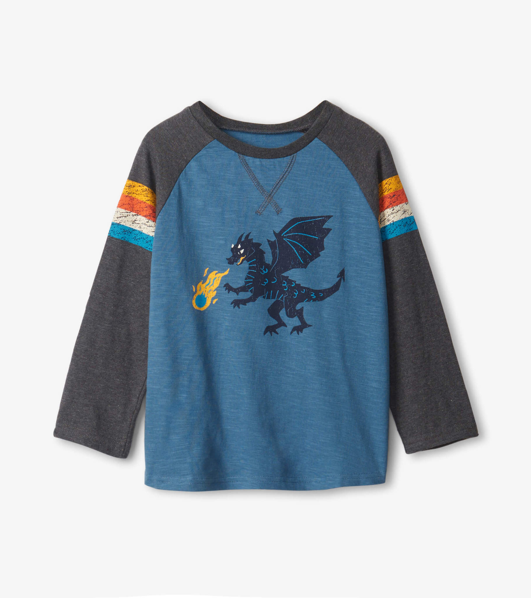 Hatley Hatley Team Dragon Long Sleeve Raglan Tee