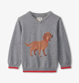 Hatley Hatley The Pups V Neck Sweater
