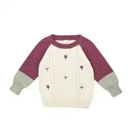 Tun Tun Tun Tun Embroidery Sweater