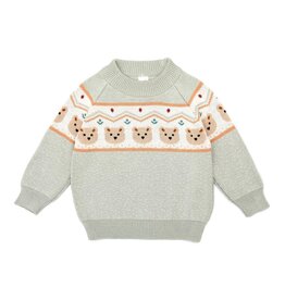 Tun Tun Tun Tun Bear Knit Sweater