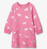 Hatley Hatley Silver Horse Sweatshirt Dress