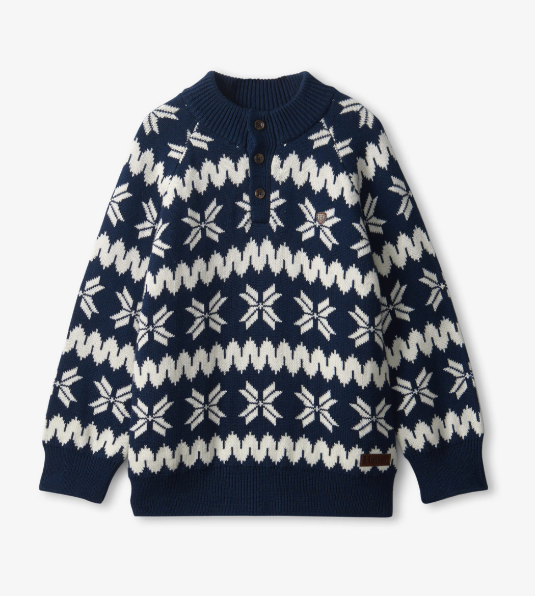 Hatley Hatley Winter Knit Mockneck Sweater