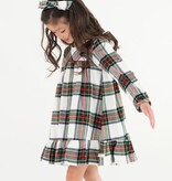 Rufflebutts Long Sleeve Ruffle Hem Dress