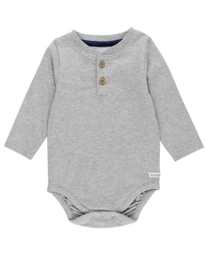 Knit Long Sleeve 2-Button Henley Bodysuit