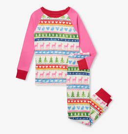 Hatley Hatley Painted Fairisle Pajama Set