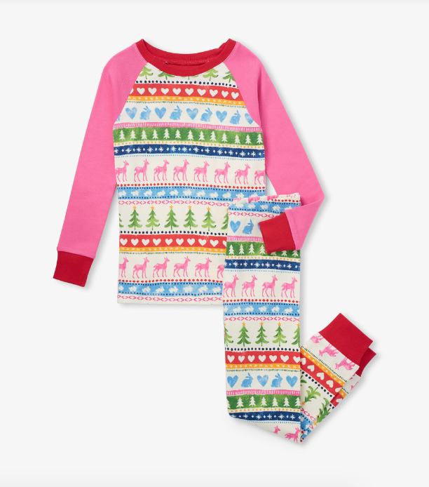 Hatley Hatley Painted Fairisle Pajama Set