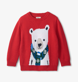 Hatley Hatley Holiday Bear Crew Neck Knit Sweater