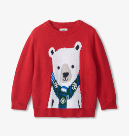 Hatley Hatley Holiday Bear Crew Neck Knit Sweater