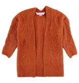 Rufflebutts Cozy Sweater Knit Open Cardigan