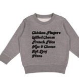 Little Chicken Little Chicken Kid's Menu Sweatshirt