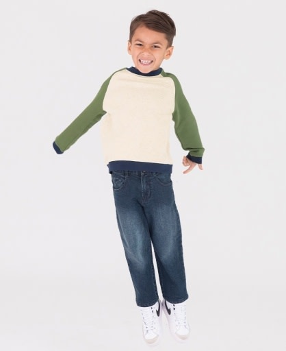 Rufflebutts Knit Raglan Sweatshirt