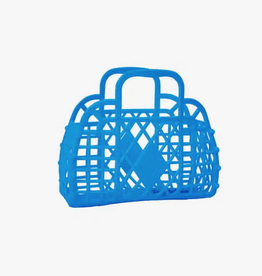 sun jellies Retro Basket Jelly Bag - Mini Royal Blue