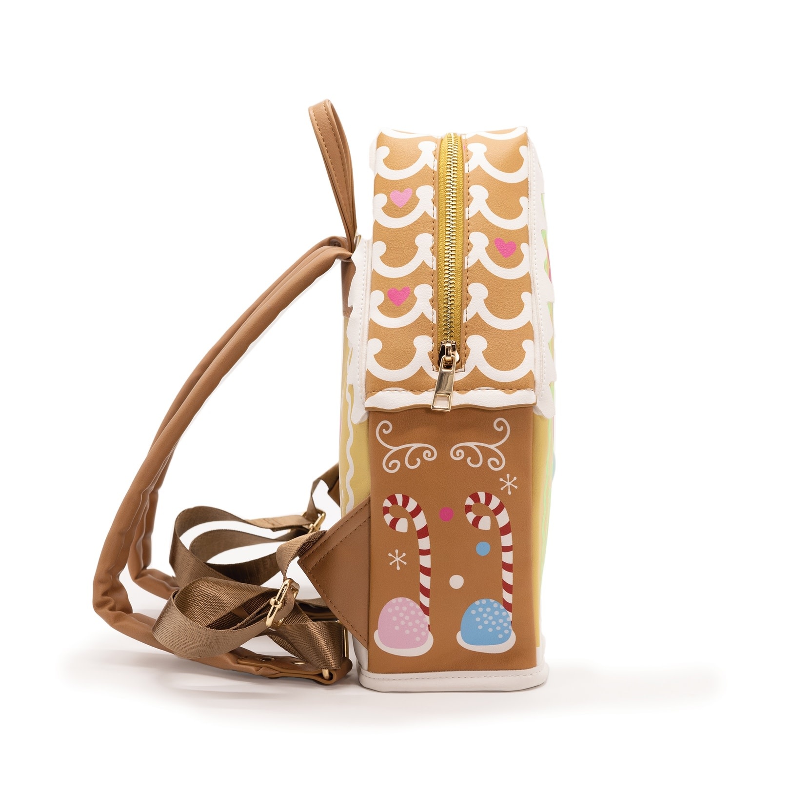 GLOW-IN-THE-DARK Gingerbread House Backpack