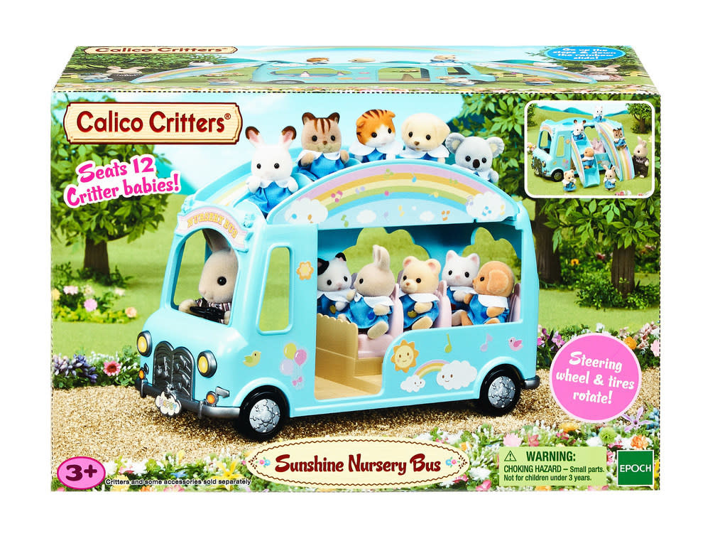 Calico Critters Calico Critters Dollhouse Vehicle, Sunshine Nursery Bus