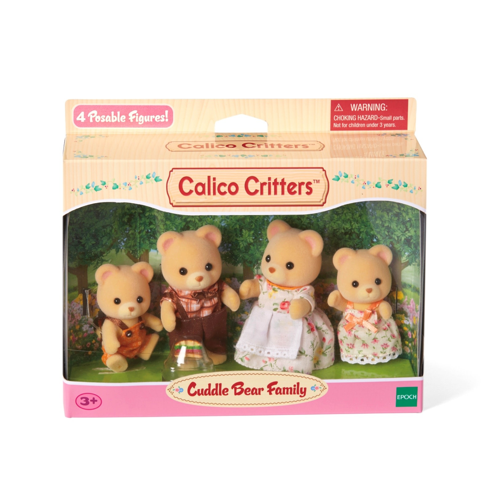 Calico Critters Calico Critters Set of 4 Doll Figures, Bear Family