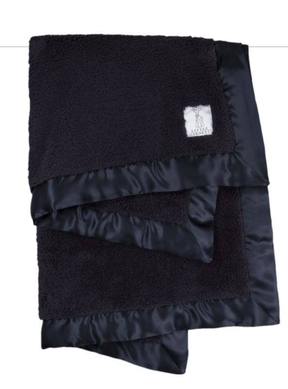 Little Giraffe Little Giraffe Chenille Blanket Denim