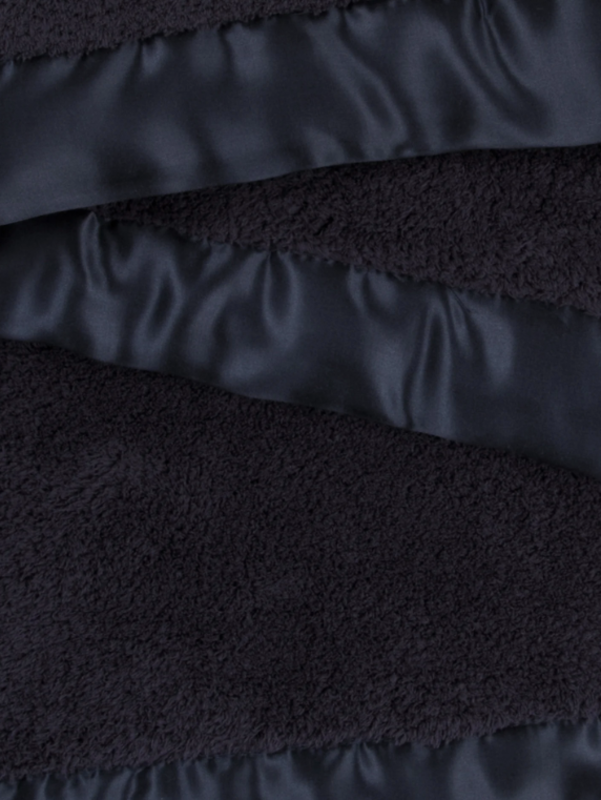 Little Giraffe Little Giraffe Chenille Blanket Denim