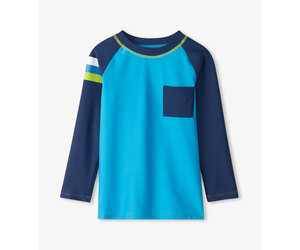 Hatley One-Piece Rashguard - Malibu Blue Hatley One-Piece Rashguard - Malibu Blue