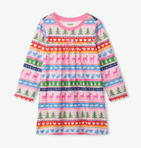 Hatley Hatley Painted Fairisle Long Sleeve Night Dress