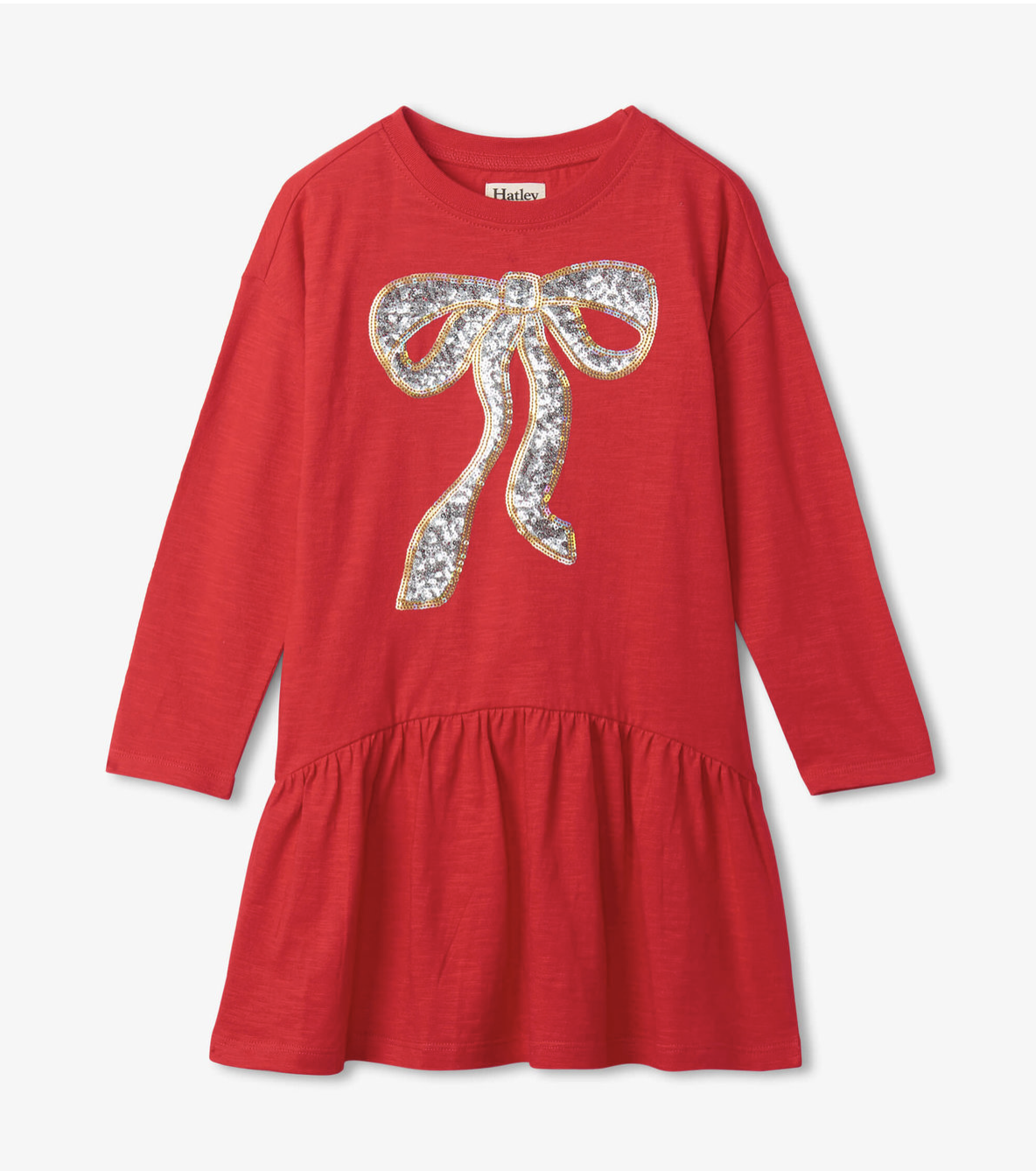 Hatley Shimmer Holiday Bow Party Dress