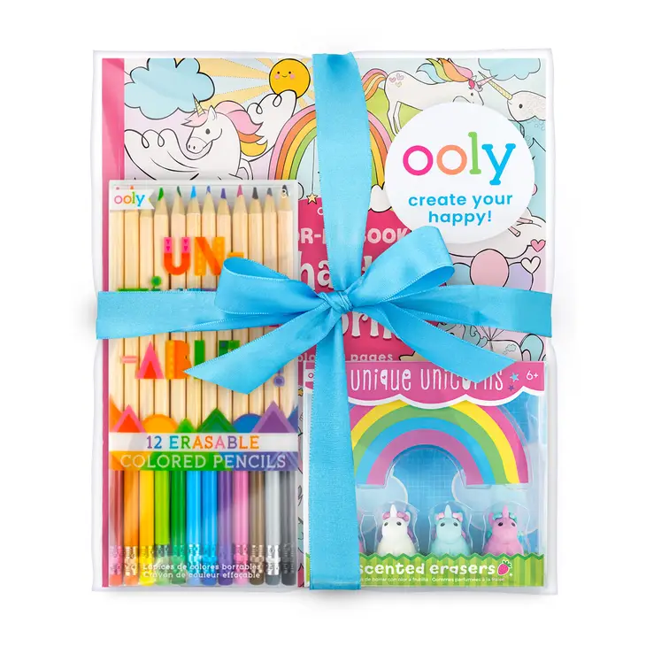 ooly Unique Unicorn Erasable Coloring Pack