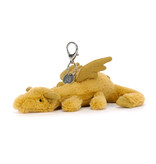 JellyCat JellyCat Golden Dragon Bag Charm