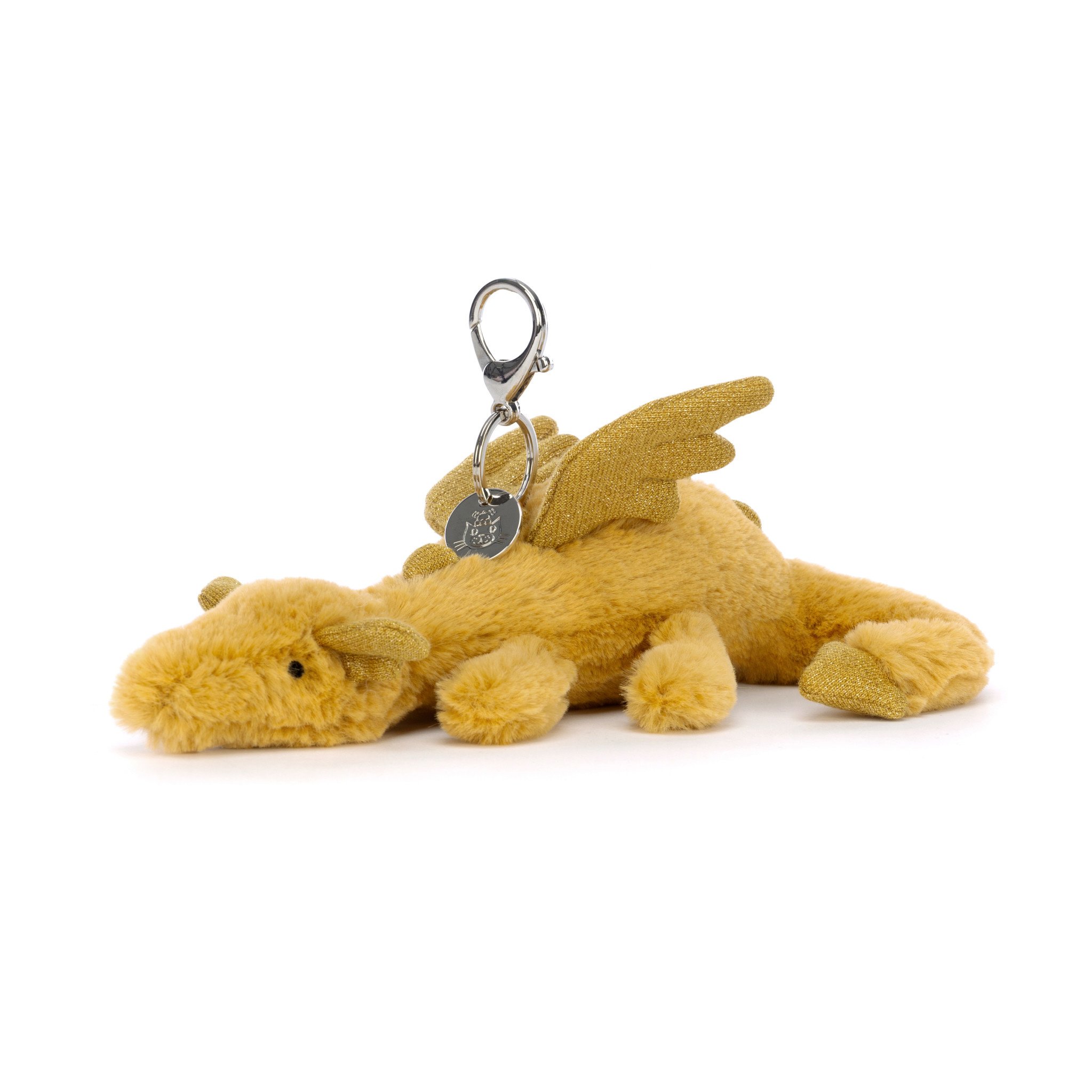 JellyCat JellyCat Golden Dragon Bag Charm