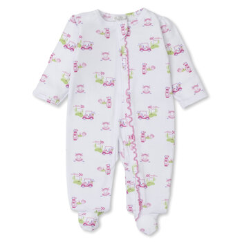 kissy kissy Kissy Kissy Golf Club Zipper Footie