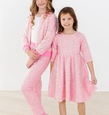 Mila & Rose Mila & Rose Bubblegum Pink Sequin Joggers