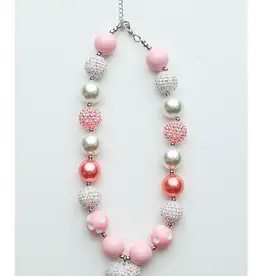 Chunky Pearl Heart Necklace