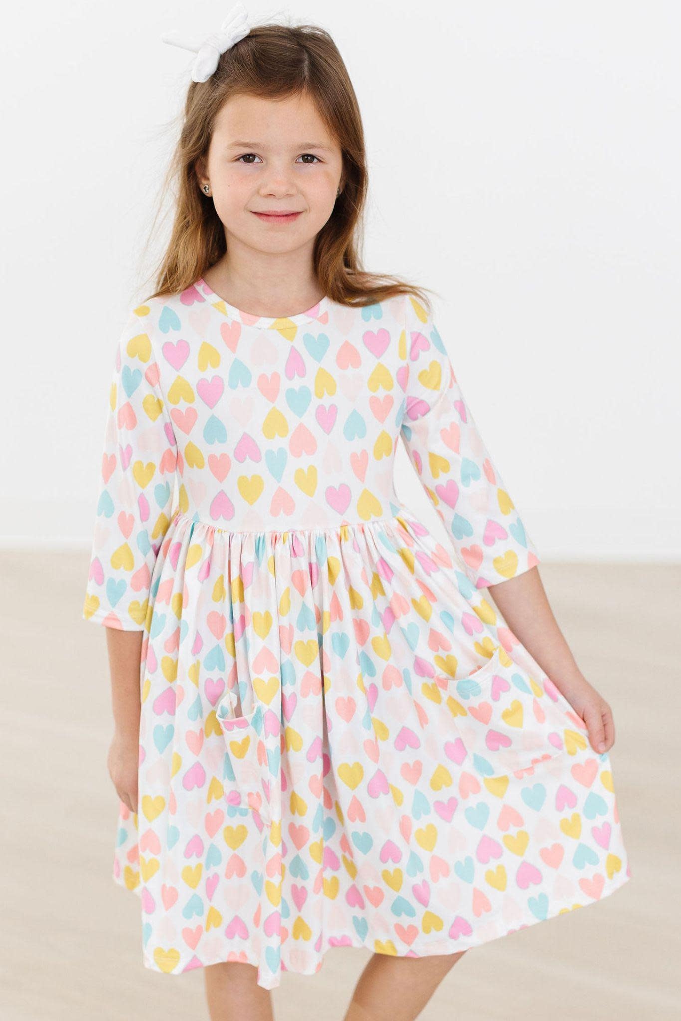 Mila & Rose Mila & Rose Sweetheart Pocket Twirl Dress