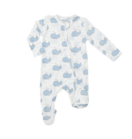 Angel Dear Angel Dear Bubble Whale 2 Way Zipper Footie