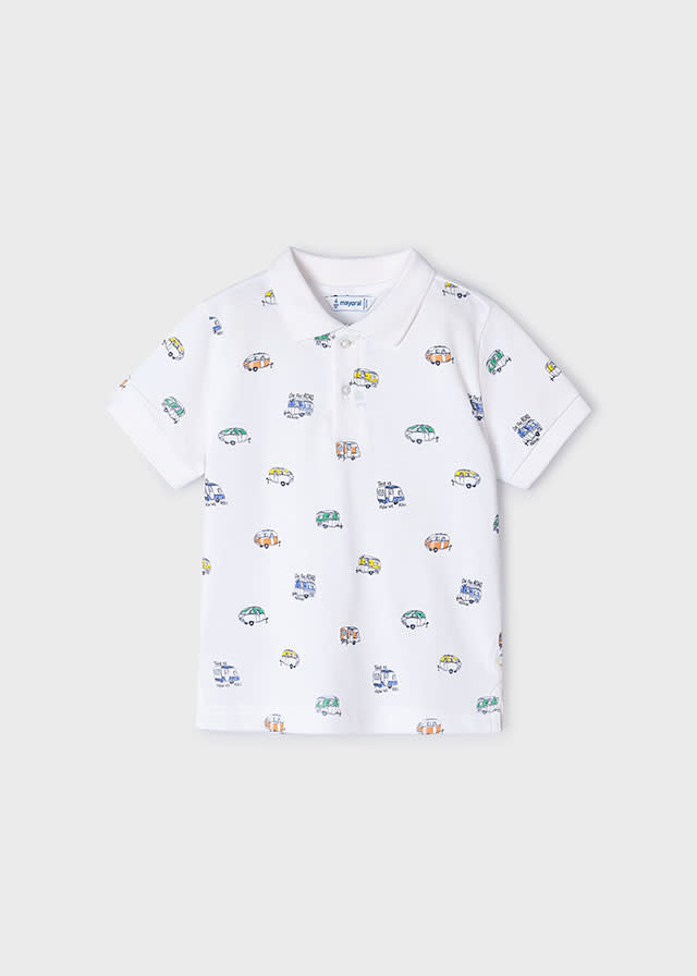 Mayoral Mayoral Car Print Polo