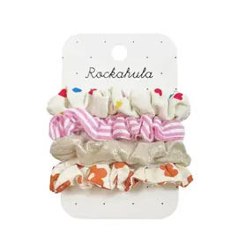 Rockahula Rainbow Hearts Scrunchie Set