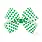 Wee Ones Medium  Shamrock-Print Grosgrain Hair Bow