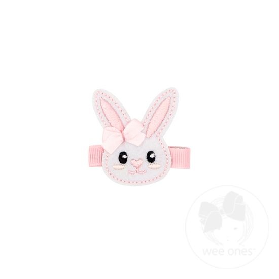 Felt Bunny Face Hair Clip