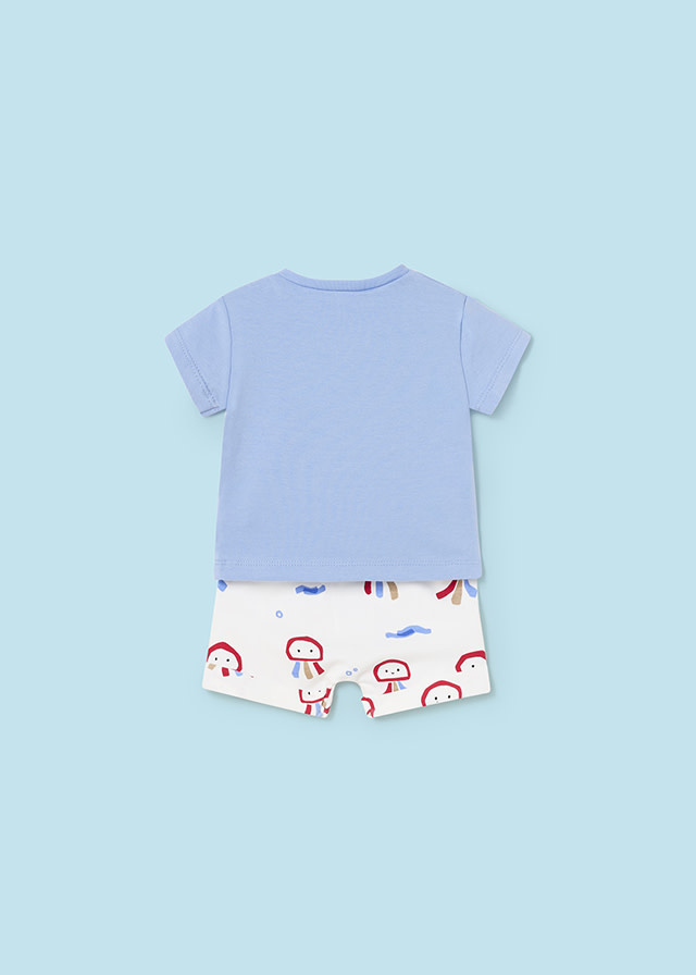 Mayoral Mayoral Ocean Party Shorts Set