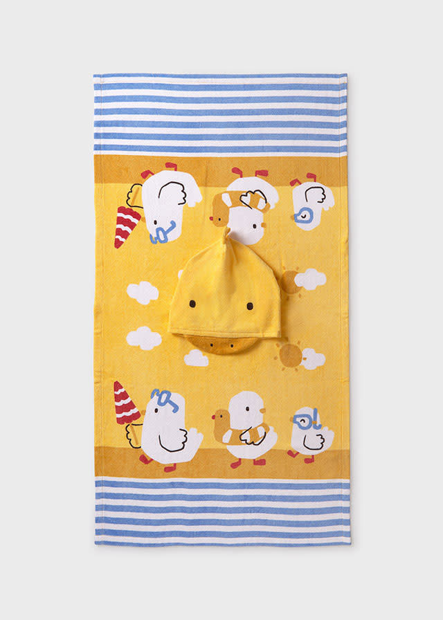Mayoral Mayoral Baby Chicken Hooded Towel