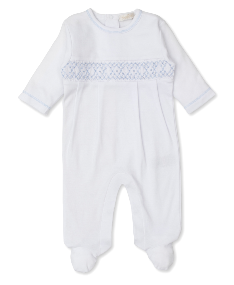 kissy kissy Kissy Kissy CLB Hand Smocked Footie