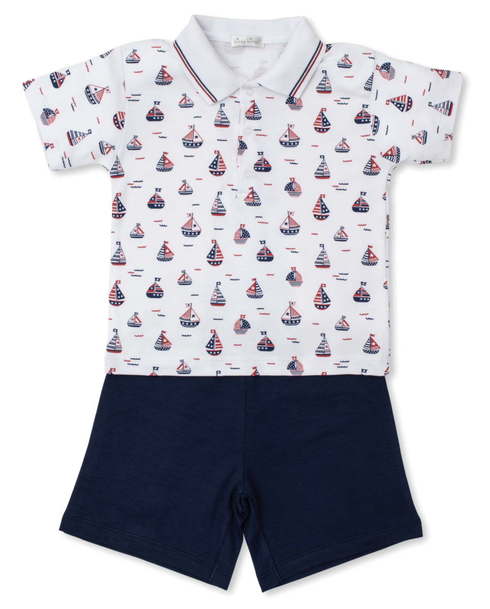 kissy kissy Kissy Kissy Summer Regatta Bermuda Set