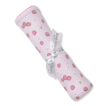 kissy kissy Kissy Kissy Strawberry Essence Pima Blanket