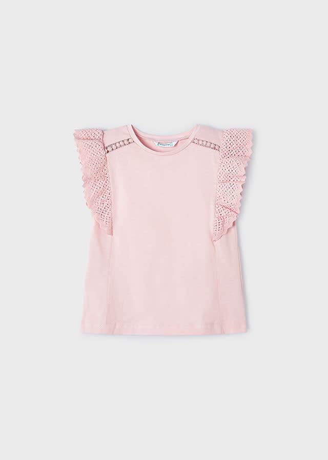 Mayoral Mayoral Ruffle Sleeve Basic Tee