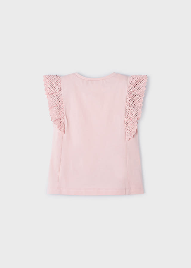 Mayoral Mayoral Ruffle Sleeve Basic Tee