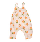 Angel Dear Angel Dear Peaches Tie Back Romper