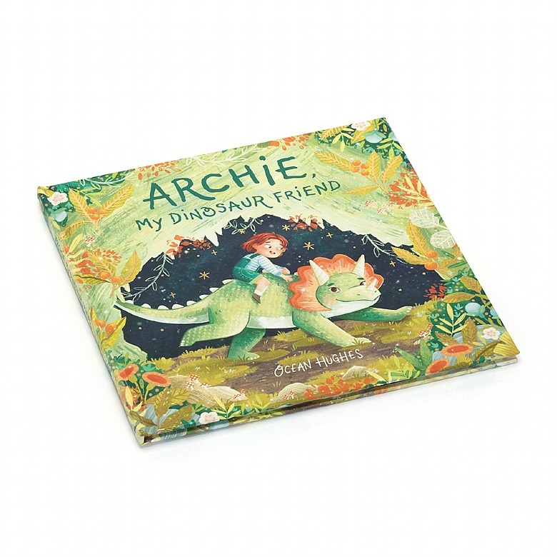 JellyCat JellyCat Archie, My Dinosaur Friend Book