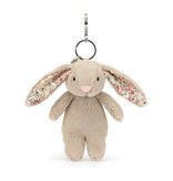 JellyCat JellyCat Blossom Beige Bunny Bag Charm