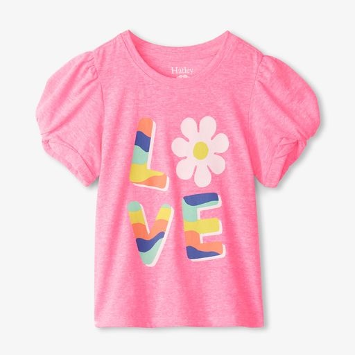 Hatley Hatley Love Twisted Sleeve Tee