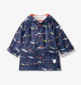 Hatley Hatley Color Change Sharks Preschool Raincoat